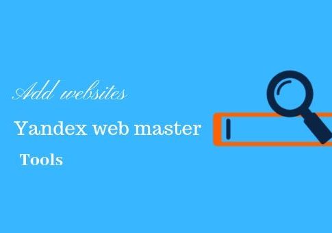 Add websites to Yandex Webmaster tool