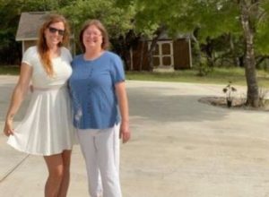 Photo of April Wilkerson with her mother Rita on mother's day
